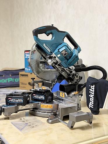 elektrikli mişar: Makita XGT 40V Max akkumulyatorlu sürüşdürülə bilən gön dərəcəli — 7