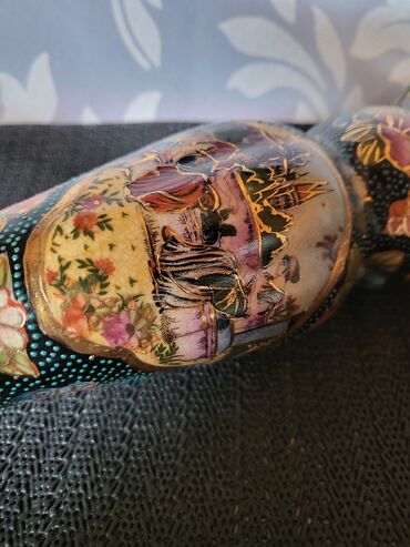 Staro posuđe i escajg: Svecnjak nov,rucno oslikan reljefni kineski porcelan iz 70-ih — 11