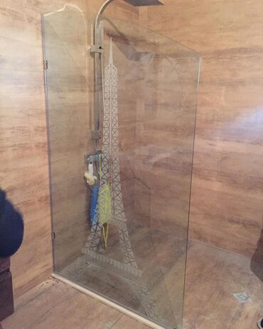 Duş kabinaları, arakəsmələr: Yeni Üstü açıq kabina, Düzbucaqlı, Ödənişli çatdırılma — 26