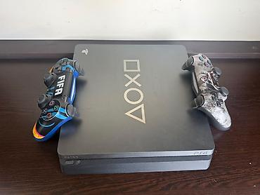 playstatio: PlayStation 4 Slim oyun konsolu - Model: PS4 Slim (Sony) - Rəng: Qara — 1