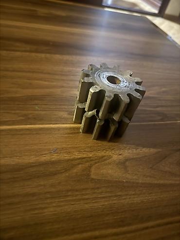 reduktor satilir: Metaldan ikiqat dişli (spline) dişli çarx - Material: bərk polad — 2