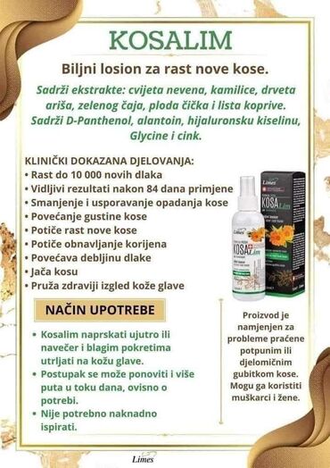 Nega kose: KosaLim 💚 Kosalim je kombinacija prirodnih ekstrakta lekovitog bilja na lalafo.rs — 10 Nega kose: KosaLim 💚 Kosalim je kombinacija prirodnih ekstrakta lekovitog bilja — 10