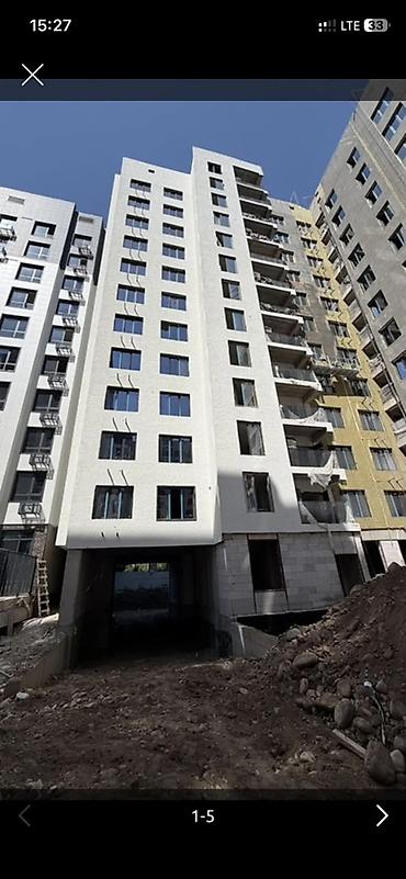сдается квартира манас: 1 комната, 49 м², Кок-Жар ж/м Элитка, 9 этаж, ПСО (под самоотделку) — 4