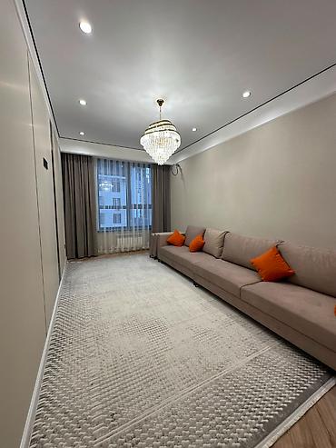 Продажа квартир: 2 комнаты, 50 м², Асанбай мкр Элитка, 11 этаж, Дизайнерский ремонт — 2