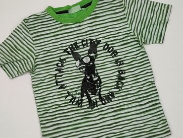 bluzki zieleń butelkowa: Koszulka, 4-5 lat, 104-110 cm, stan - Dobry