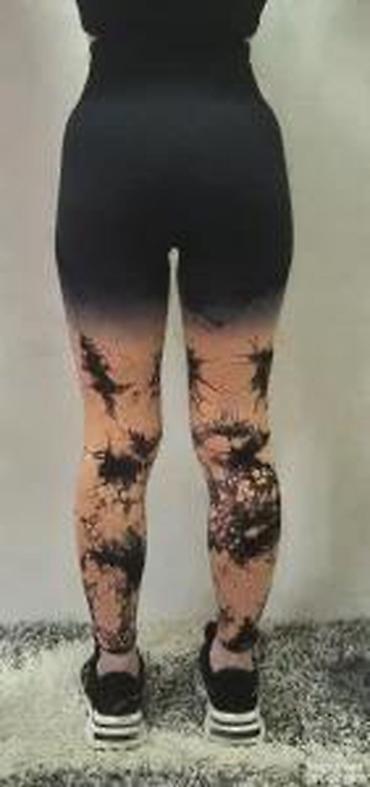 Helanke, biciklistički šortsevi: Ženske sportske helanke sa visokim strukom - Kroj: visok, širok pojas — 24