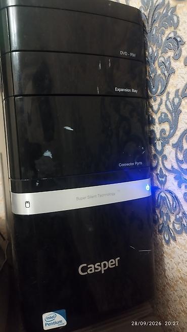 narda internet: Casper stolüstü kompüter seti - Prosessor: Intel Pentium Dual‑Core — 2