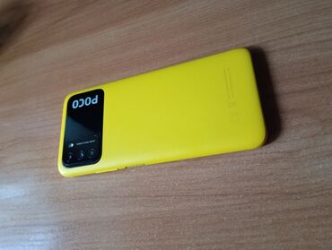 смартфоны поко: Poco M3, Б/у, 128 ГБ, цвет - Желтый, 2 SIM