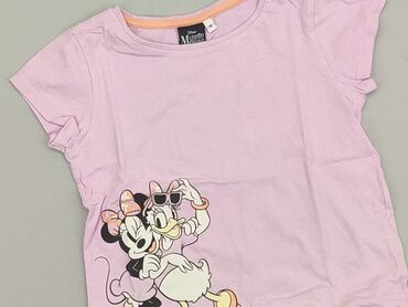 biała letnia sukienka z koronką: T-shirt, Disney, 5-6 years, 110-116 cm, condition - Very good