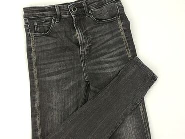 czarne jeansy damskie stradivarius: Jeansy damskie, Stradivarius, S