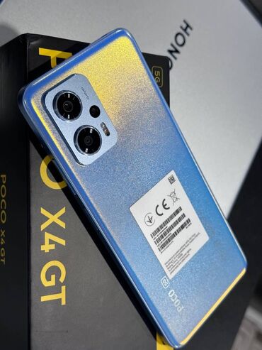 poco f5 qiymeti: Poco X4 GT, 256 GB, rəng - Göy, Sensor, Simsiz şarj, Face ID