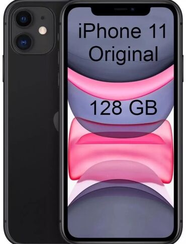 телефоны айфон 11: IPhone 11, Б/у, 128 ГБ, Jet Black, 72 %