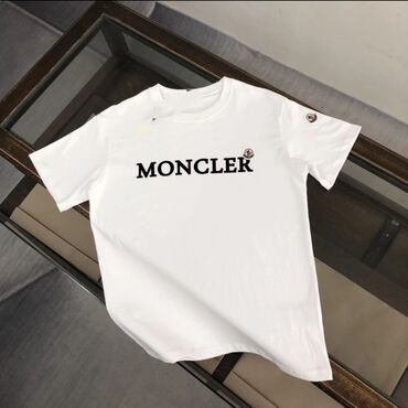 Футболки: Мужская футболка, 2XL (EU 44), Moncler, Новый, цвет - Белый, Самовывоз