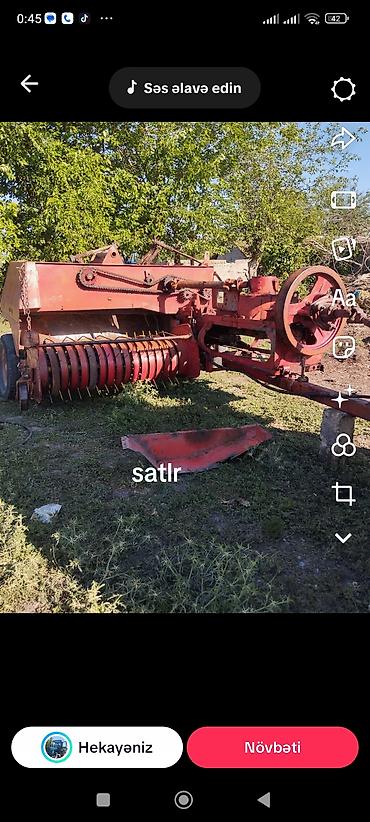 Traktorlar: Belarus MTZ-82.1 traktor Xüsusiyyətlər: - 4x2 təkər formulu, ön — 5