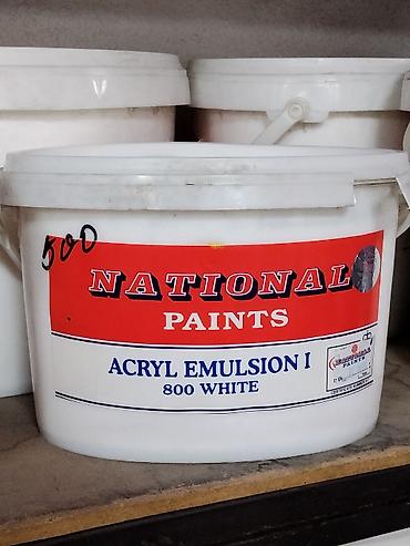 Акриловая краска National Paints Acryl Emulsion I 800 White. - Тип