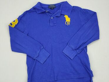 elegancka koszulka polo: Bluzka, Polo Ralph Lauren, 8 lat, 122-128 cm, stan - Dobry