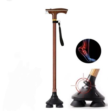 Turmalin xalçalar: Əsa xasa baston çəlik Teleskopik çoxayaqlı əl əsası - Ergonomik T