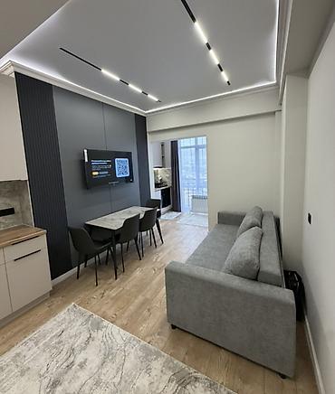 2 комнаты, 47 м², Асанбай мкр Элитка, 11 этаж, Евроремонт