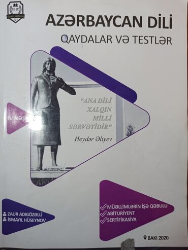 9 Cu Sinif Az Dili Testleri Azərbaycan ᐈ Kitablar, Jurnallar, CD, DVD ...