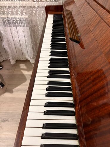 Pianolar: Akustik piano – “upright” tip Belarus modeli - Korpus: cilalı tünd