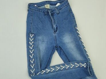 spodnie damskie jeans grawik: XS (EU 34), condition - Very good