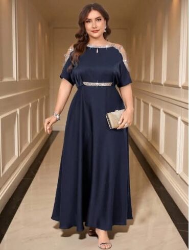 Haljine: 🌟Elegantna duga haljina u boji šljive ✅Haljina dostupna u vise boja — 15