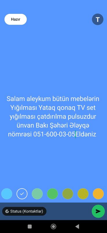 репетитор по математике 9: Mebellərin yığılması