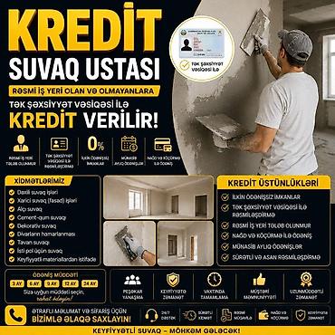 malyar isleri: Suvaq ustası Bütün kateqoriyalar • Xidmətlər və biznes • Təmir və — 1