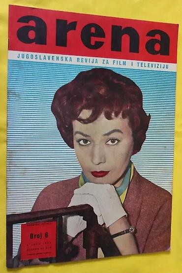 branka raca: ARENA, JUGOSLAVENSKA REVIJA ZA FILM, TV I KAZALIŠTE 1-3, 5-8 | — 9