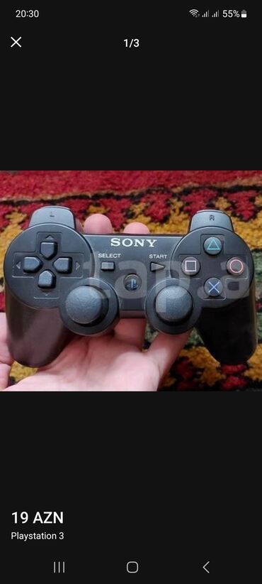 Video oyunlar üçün aksesuarlar: Playstation 3 jostiki tam işlekdi