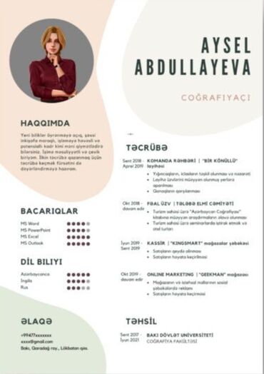 Reklam, çap: CV Hazırlanması Uğurlu iş Müsahibələri üçün CV Sifarişi . CV-nizə — 4