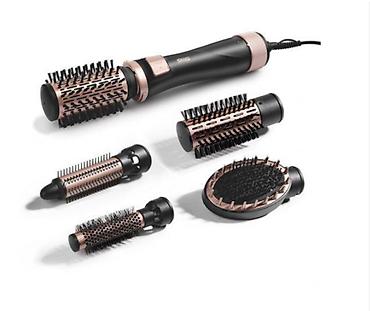 стайлер для волос: DSP Фен-щетка для волос 50063 1000 Вт, скоростей 2, кол-во насадок 5 — 7