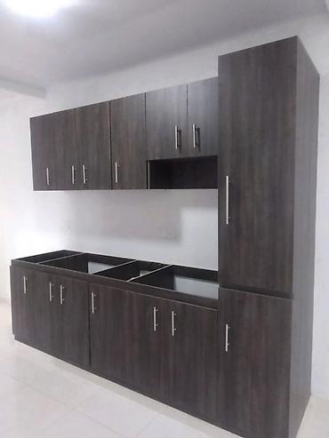 Sifarişlə mətbəx mebeli: Sifarişlə mətbəx dəsti, Özü çəkən petlələr, MDF, Kredit yoxdur — 16