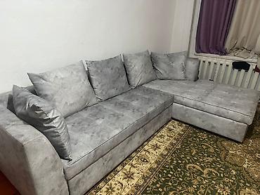 Угловые диваны: Угловой диван, C подушками — 12