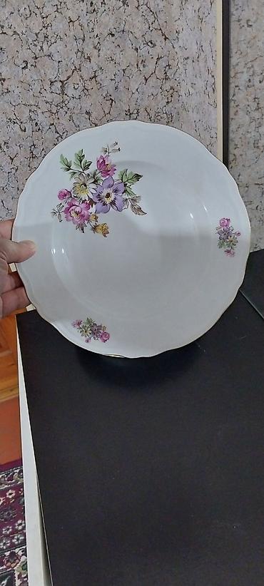elektrikli boya vuran: Boşqablar, 4 ədədli dəst, rəng - Ağ, Farfor — 2
