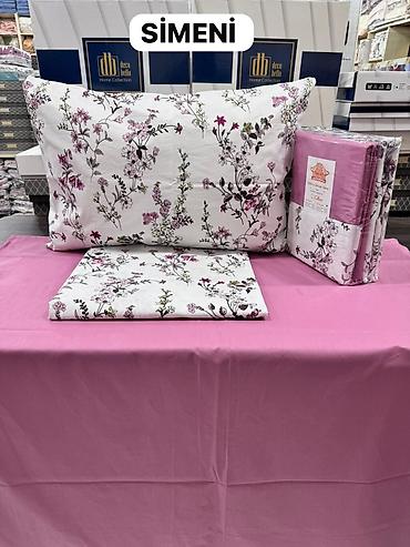 Pledlər: 100% pambıq yataq dəsti – müxtəlif dizaynlar Tərkib: - 100% Cotton — 53