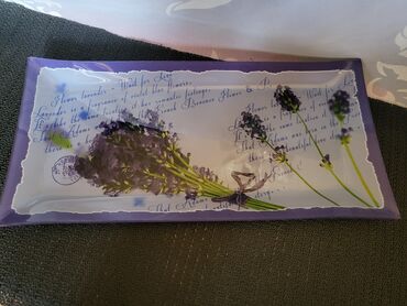 Ostalo posuđe: Tanjir nov barok 2016g italijanski dezen staklen. Tanjir iz 2016g za — 9