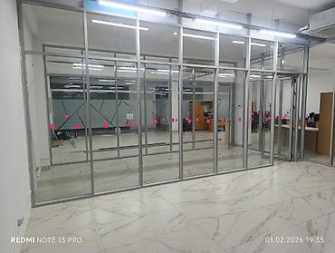 орг стек: На заказ Каркасная перегородка, Для офиса — 4