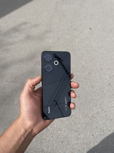 экрана телефона: Redmi, Redmi 13, Б/у, 256 ГБ, цвет - Черный, 2 SIM