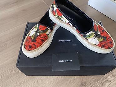 Туфли: Dolce &Gabbana qadın slip-on espadrillər Original - Model: Slip-on — 1