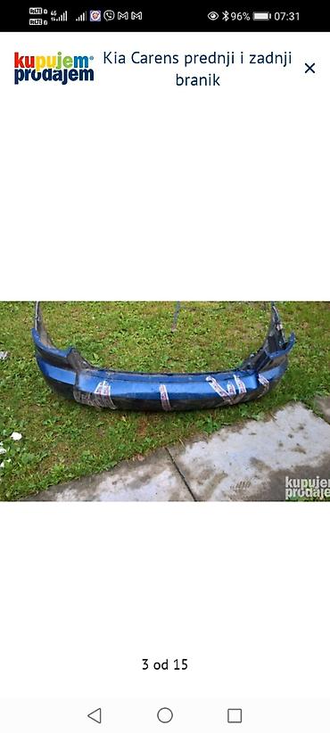 Ostalo: Kia Carens – prednji i zadnji branik - Komplet branika za Kia Carens — 3