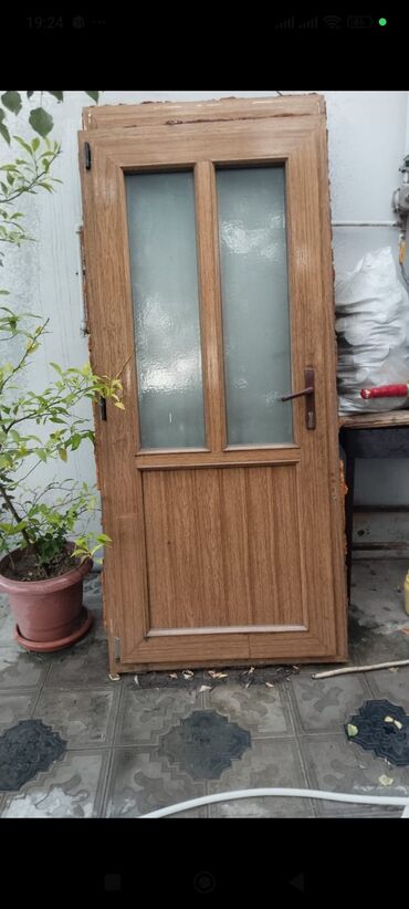 абс пластик: İşlənmiş Plastik qapı 90x220 sm Zamok ilə, Zəmanətsiz, Ünvandan götürmə