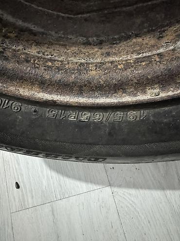 225 70 15 шина: Колеса в сборе 195 / 65 / R 15, Зима, Б/у, Запаска, Легковые, Железные, отверстий - 4 — 3