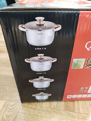 xurustal qablar instagram: Qazan, rəng - Gümüşü, Paslanmayan polad — 1