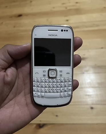 simes telefon: Nokia E6, rəng - Ağ, Sensor — 1