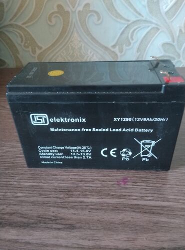 islenmis akumulator satisi: 12 volt 9 ah akkumulyator təzədi