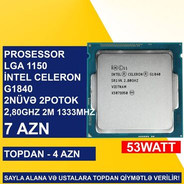 Prosessorlar: Prosessor Intel Core i5 Kompüter üçün Prosessorlar, İşlənmiş -da lalafo.az — 15 Prosessorlar: Prosessor Intel Core i5 Kompüter üçün Prosessorlar, İşlənmiş — 15