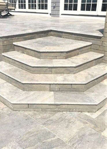 Mərmər: Hər növ və hər ölçüdə travertin pilləkən, fasad, mozaikaların satışı — 11
