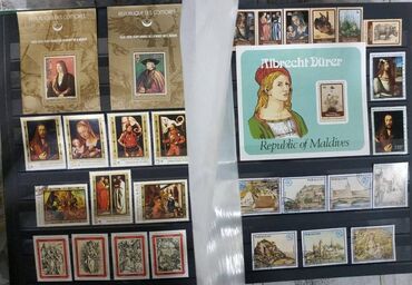 Markalar: XV-XVII əsr rəssamlarının əsərlərindən ibarət marka kolleksiyaları -da lalafo.az — 7 Markalar: XV-XVII əsr rəssamlarının əsərlərindən ibarət marka kolleksiyaları — 7