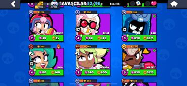 Video oyunlar üçün aksesuarlar: Brawl Stars hesabı – yüksək səviyyəli, oynamağa hazır - Kupa: 19 135 — 9